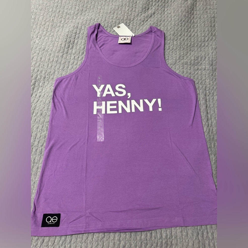 Queer Eye Yas Henny Purple Tank Top Size L